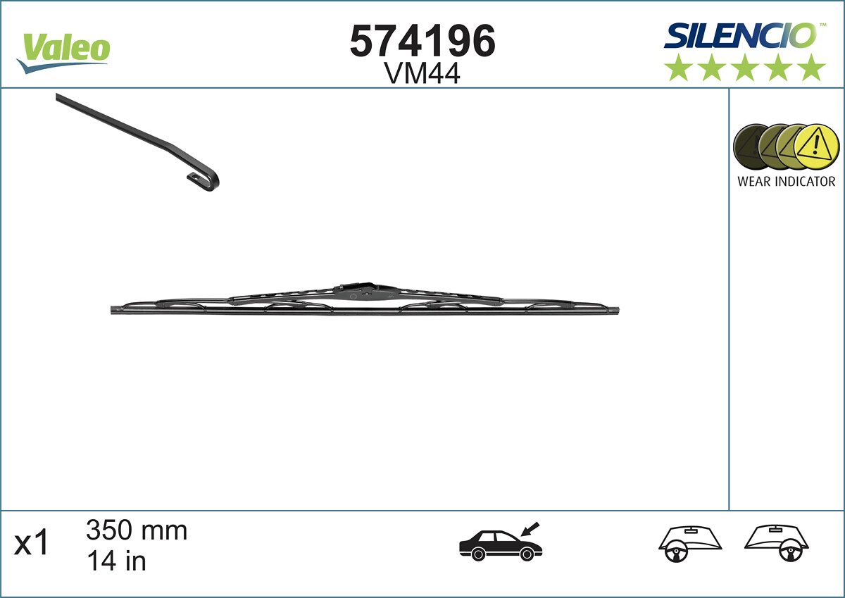 Lamela stergator VALEO 574196
